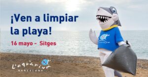 AQUÀRIUM DE BARCELONA PARTICIPA EN EL PROGRAMA DE LIMPIEZA DE COSTAS «MARES CIRCULAS» DE COCA-COLA