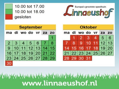 Ook in het najaar lekker spelen!